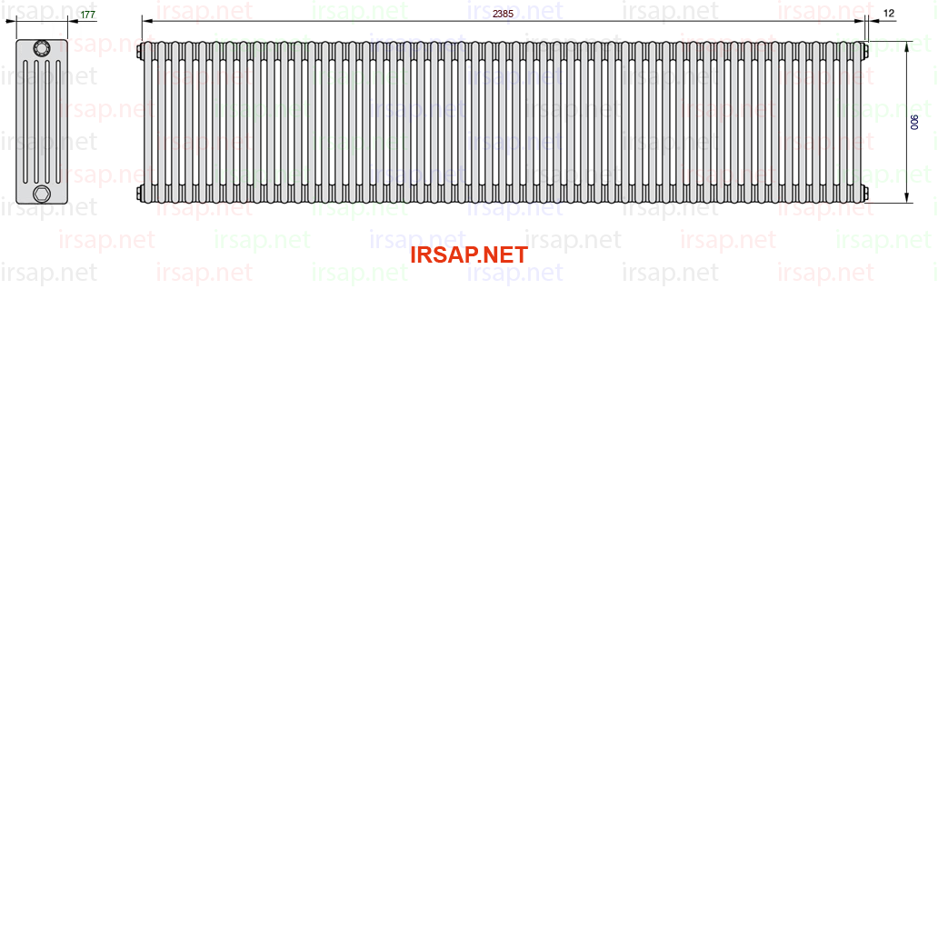 Радиатор IRSAP Tesi 50900/53 T12 CL 01